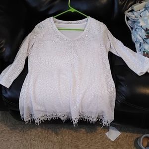 White lace mini-dress by Reba